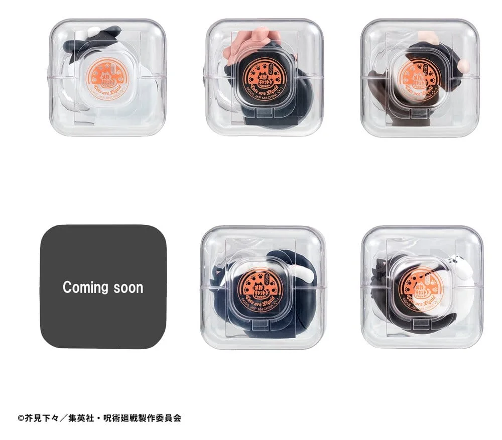 Jujutsu Kaisen Mega Cat Project Trading Figure Good Night Jujutsu Cats 7 cm Assortment (6)